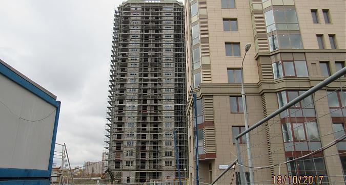 ЖК Мосфильмовский - вид на строительство 13-го корпуса с Мосфильмовской улицы, фото 1 Квартирный контроль