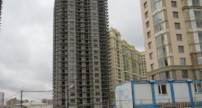 ЖК Мосфильмовский - вид на строительство 13-го корпуса с Мосфильмовской улицы, фото 3 Квартирный контроль