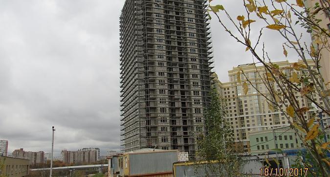 ЖК Мосфильмовский - вид на строительство 13-го корпуса с Мосфильмовской улицы, фото 6 Квартирный контроль