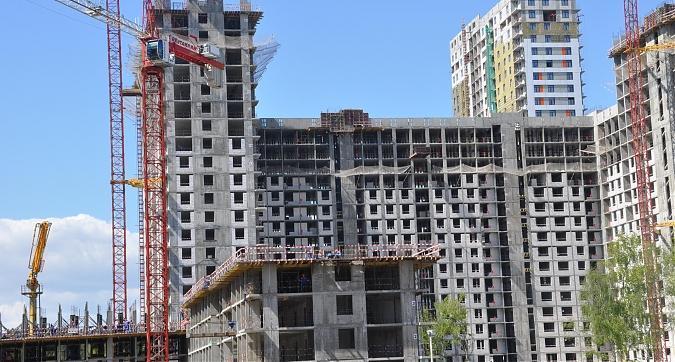 ЖК Оранж парк, 2-й корпус, вид с улицы Строителей Квартирный контроль