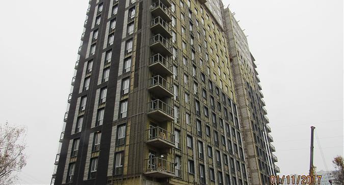 ЖК Дом 128 - фасадные работы, вид с Профсоюзной улицы, фото 5 Квартирный контроль