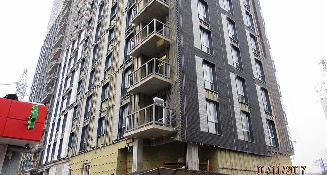 ЖК Дом 128 - фасадные работы, вид с Профсоюзной улицы, фото 7 Квартирный контроль