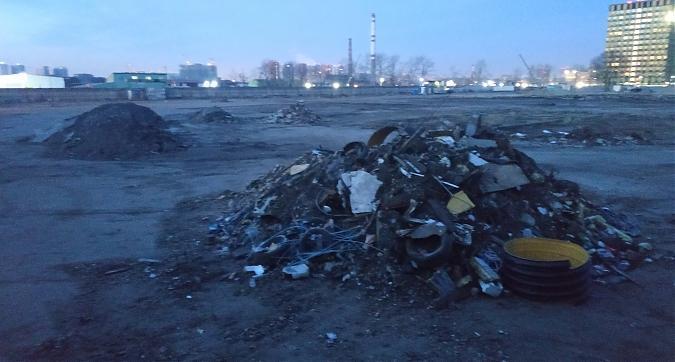 ЖК Nagatino I-Land (Нагатино Ай Ленд, Централ Парк), планируемое место строительства, вид с проектируемого пр-да 7024, фото - 7 Квартирный контроль