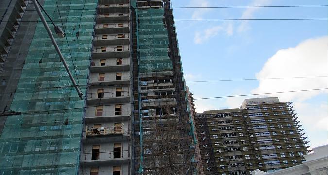 Вид на корпус А с улицы Серпуховской Вал ЖК Донской Олимп Квартирный контроль
