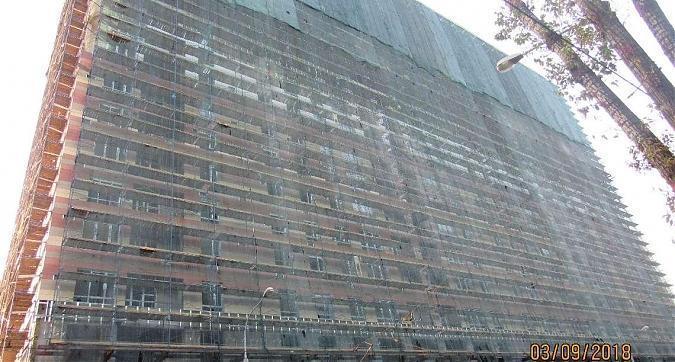 ЖК Вавилов Дом - фасадные работы, вид с улицы Вавилова, фото 6 Квартирный контроль