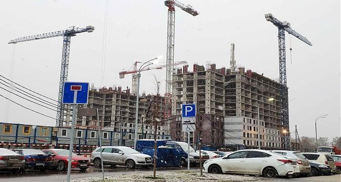 ЖК Оранж Парк, корпус 4, вид с ул. Строителей, фото 4 Квартирный контроль