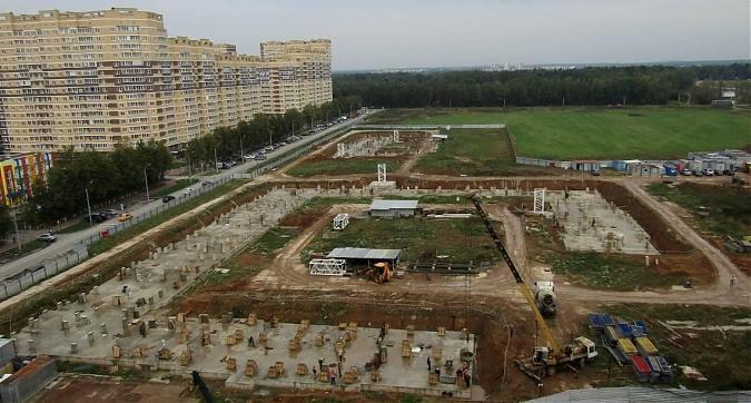 ЖК Новое Пушкино - укладка бетонной подушки будущего корпуса 12 Квартирный контроль