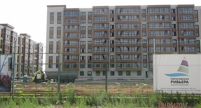 ЖК Пироговская ривьера - вид на корпус 17 со стороны Осташковского шоссе Квартирный контроль