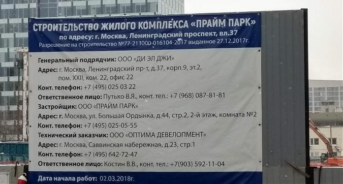 ЖК Prime Park (Прайм Парк), паспорт объекта, фото - 2 Квартирный контроль