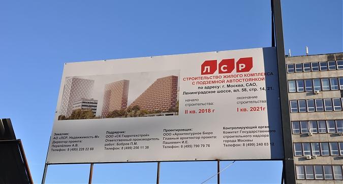 ЖК Ленинградка 58 - паспорт объекта Квартирный контроль