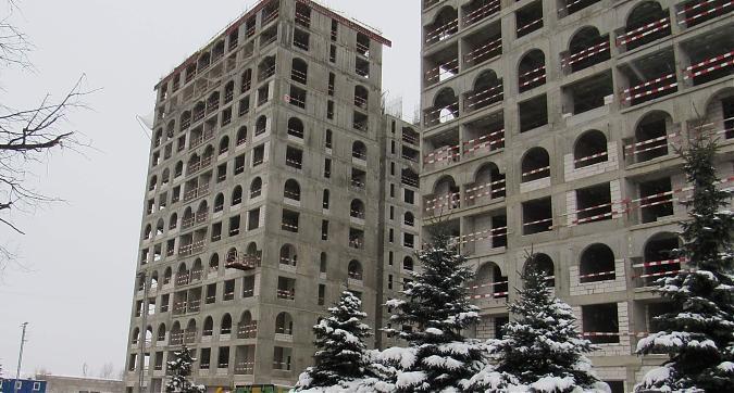 ЖК Серебряный парк (Паршина, 10), вид с улицы Паршина, монолитные работы, фото - 5 Квартирный контроль