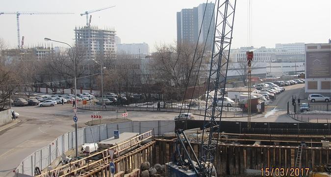 МФК Водный - строительство корпуса Гамбург, вид с Головинского шоссе Квартирный контроль