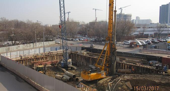 МФК Водный - строительство корпуса Гамбург, вид с Головинского шоссе Квартирный контроль