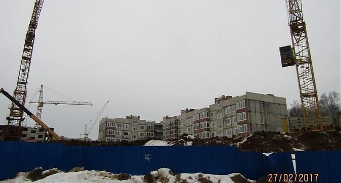 ЖК Нахабино Ясное - вид на строящийся комплекс со стороны Садовой улицы Квартирный контроль
