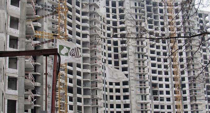 ЖК Квартал Триумфальный, фасадные работы, вид с улицы Давыдковская, фото - 3 Квартирный контроль