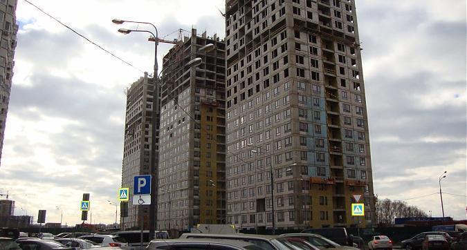  ЖК Путилково, корпус 41.1, 41.2, 41.3, монолитные работы, вид со Спасо-Тушинского бульвара, фото -1 Квартирный контроль