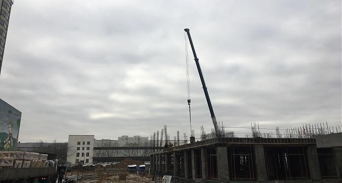 ЖК Кварталы 21/19 - строительство детского сада, вид с Проектируемого проезда №2282 Квартирный контроль