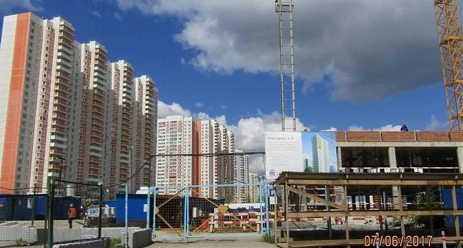ЖК Новокуркино - вид на строящийся корпус 8 со стороны улицы Родионова Квартирный контроль