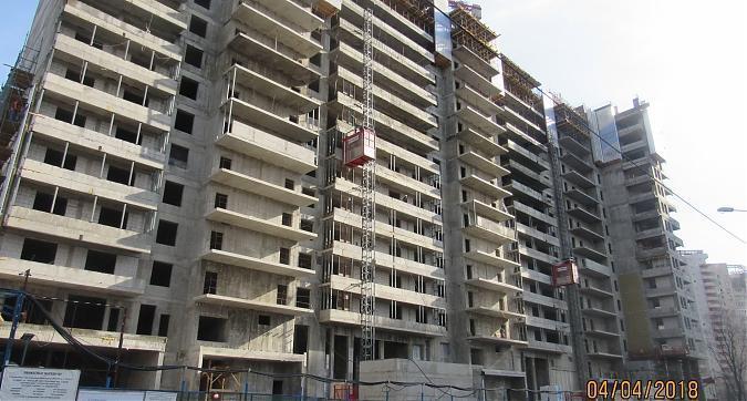 ЖК Квартал 38А, 1-й корпус - монолитные работы, вид с улицы Эльдара Рязанова, фото 2 Квартирный контроль