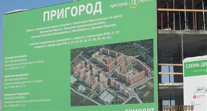 ЖК Пригород лесное - паспорт объекта Квартирный контроль