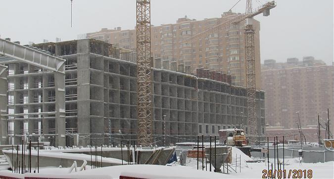 ЖК Юбилейный - монолитные работы, вид с улицы Коминтерна, фото 3 Квартирный контроль