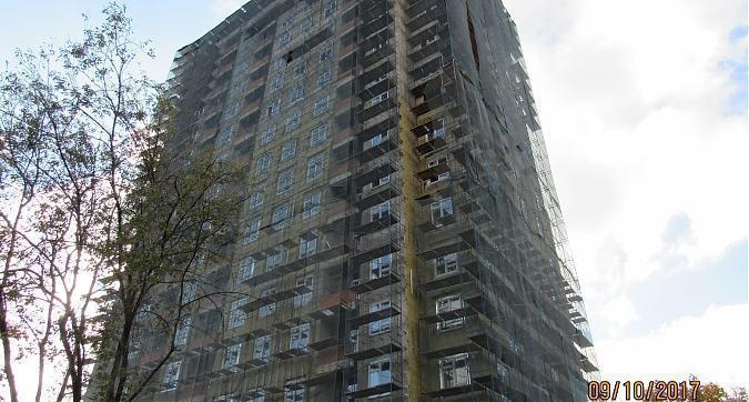ЖК Дом в Мневниках - фасадные работы, вид с улицы Демьяна Бедного, фото1 Квартирный контроль