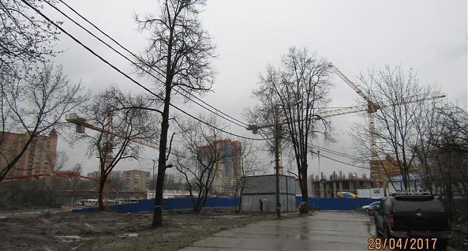 ЖК Тетрис - вид на строящийся жилой комплекс со стороны Волоколамского шоссе Квартирный контроль