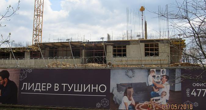 ЖК Лидер в Тушино (Лидер на Райниса), монолитные работы - вид с бульвара Яна Райниса, фото 3 Квартирный контроль