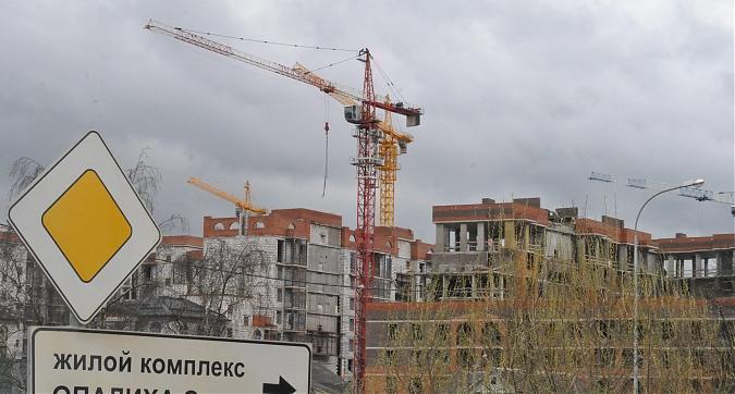 ЖК Опалиха О3 - вид на жилой комплекс со стороны железнодоржной станции, фото 7 Квартирный контроль