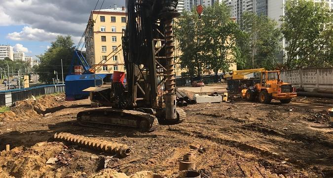ЖК Атлас-дом. Лидер в Садовниках, подготовка к котлованным работам - вид с Нагатинской улицы, фото 1 Квартирный контроль