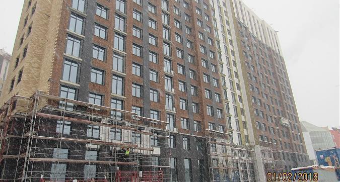 ЖК Only (Квартал ОНЛИ), фасадные работы - вид на 2-й корпус с Заречной улицы Квартирный контроль