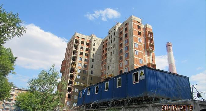 ЖК Дом на Сходненской, фасадные работы - вид с улицы Фабрициуса, фото 6 Квартирный контроль