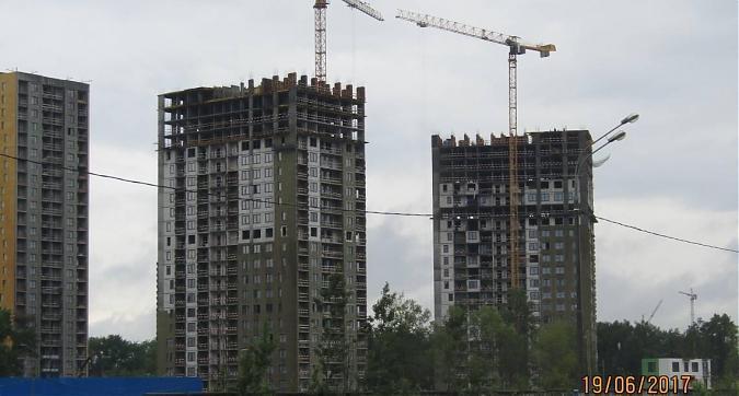 ЖК Одинцово - 1 - вид на строящиеся корпуса 12, 15 и 16 со стороны Минского шоссе Квартирный контроль