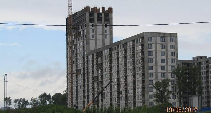 ЖК Одинцово - 1 - вид на строящийся корпус 11 со стороны Минского шоссе Квартирный контроль