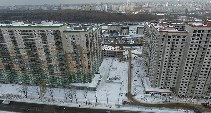 Вид на корпуса 2 и 3 в UP Квартале Новое Тушино Квартирный контроль