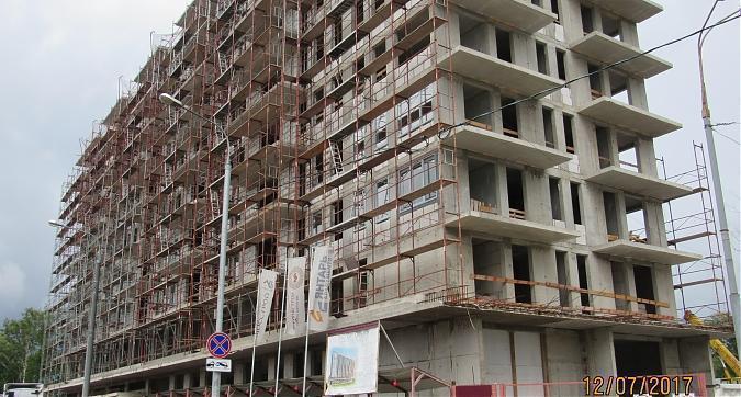 ЖК Янтарь-Apartments (Комплекс апартаментов Янтарь-Apartments) - вид с Левобережной улицы Квартирный контроль