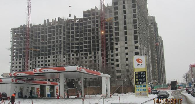 ЖК Поколение - корпус 3, монолитные работы, вид со стороны Нововладыкинского проезда, фото 2 Квартирный контроль