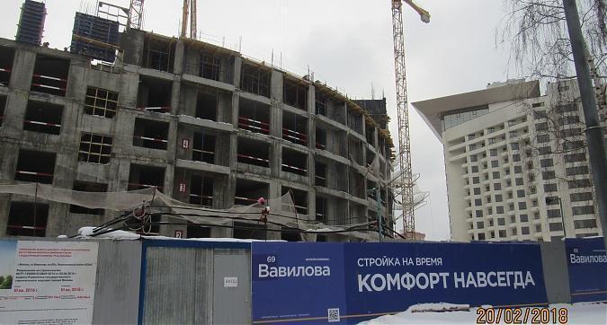 ЖК Вавилова 69, монолитные работы - вид со стороны улицы Вавилова, фото 4 Квартирный контроль
