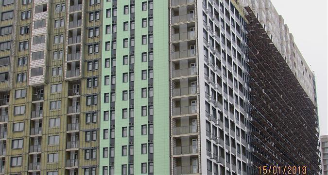 ЖК Город, фасадные работы - вид с улицы 800-летия Москвы, фото 4 Квартирный контроль