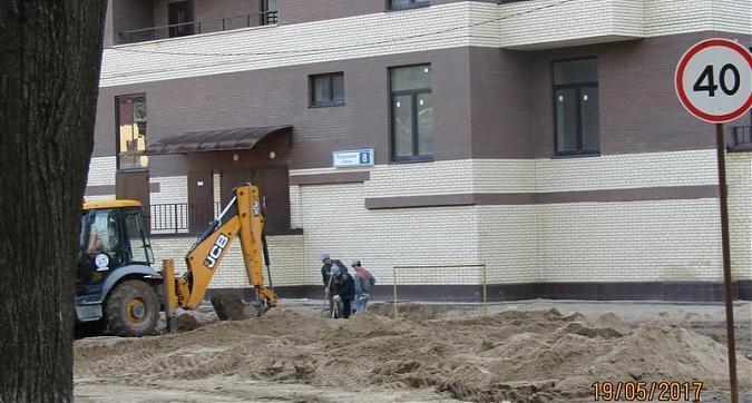 ЖК Парковые аллеи - вид на строящийся жилой комплекс со стороны улицы Народного ополчения Квартирный контроль
