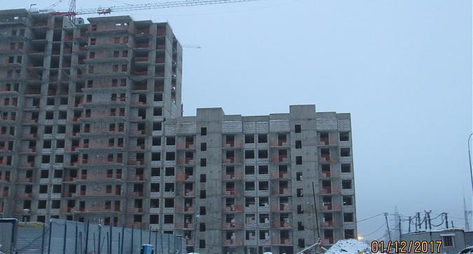 ЖК Новокосино 2, 16-й корпус, монолитные работы, выкладка наружных стен - вид с Юбилейного проспекта, фото 2 Квартирный контроль