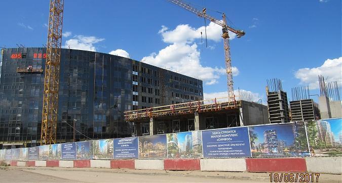 ЖК Символ (квартал Достоинство) - вид на 7-й и 6-й корпуса с Шоссе Энтузиастов Квартирный контроль