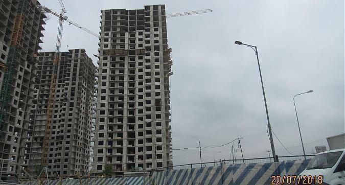 ЖК Первый Московский, 29-й корпус, монолитные работы - вид с улицы Атласова Квартирный контроль