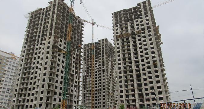 ЖК Первый Московский, 30, 28 и 29 корпуса, монолитные работы - вид с улицы Атласова Квартирный контроль