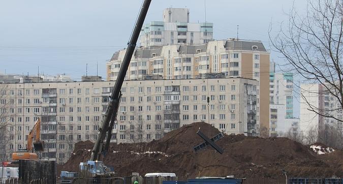 ЖК Дмитровский парк, блок 2, земляные работы, вид с улицы Клязьминская, фото - 2 Квартирный контроль