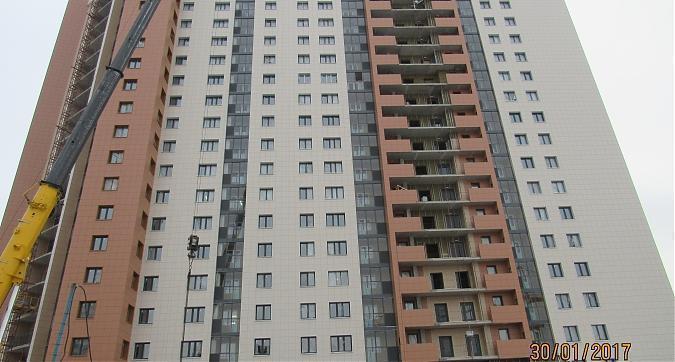 Вид с Краснобогатырской улицы на жилой комплекс Яуза Парк Квартирный контроль