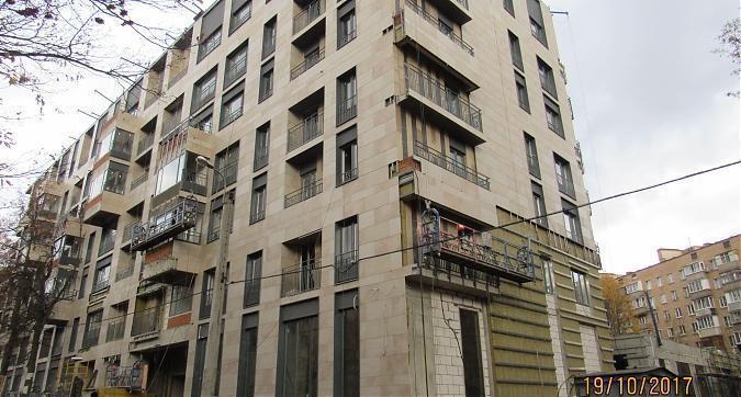 ЖК Гришина,16 (Level Кутузовский), корпус Б - фасадные работы, вид с улицы Гришина, фото 4 Квартирный контроль
