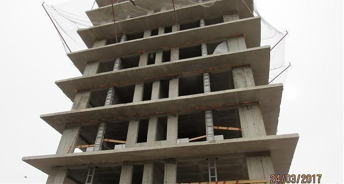 Вид с Левобережной улицы на Комплекс апартаментов Янтарь-Apartments Квартирный контроль
