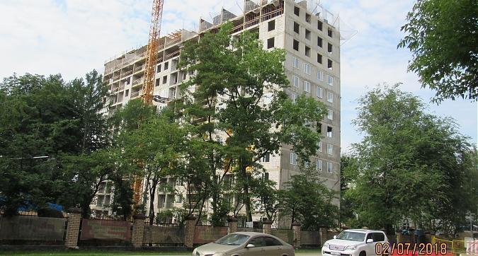ЖК Атмосфера, монолитные и фасадные работы - вид с Совхозной улицы, фото 1 Квартирный контроль