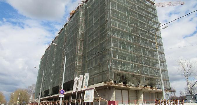 ЖК Янтарь-Apartments (Комплекс апартаментов Янтарь-Apartments), фасадные работы - вид с Левобережной улицы, фото 2 Квартирный контроль